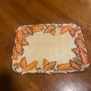 Baum Acorn Collection Serving Platter